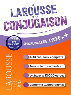 cover image of Le Larousse de la conjugaison